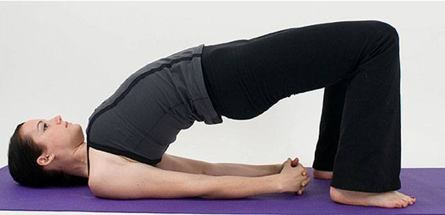 Bridge pose