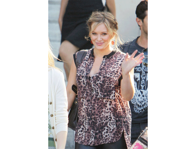 Most stylish pregnant celebs Hilary Duff Most stylish pregnant celebs