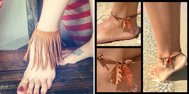 Leather Anklets