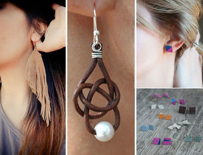 Leather Earrings