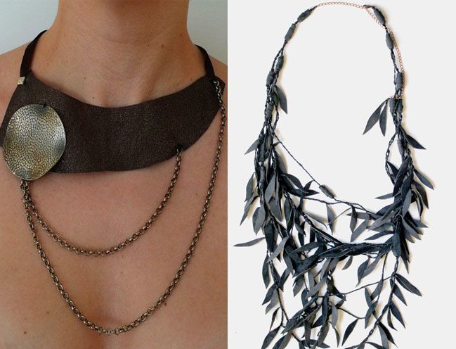 Long leather Necklaces and Chokers