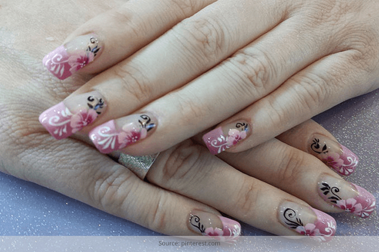 Nail Wraps in Salon Style