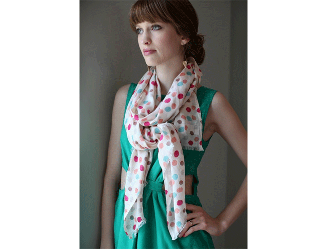 Polka Dot Scarves