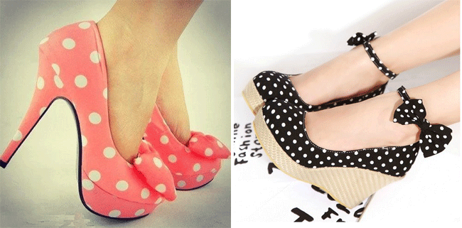 Polka Dot Shoes