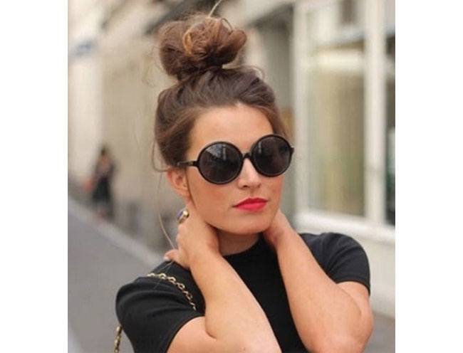 Rock a top knot fashion