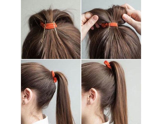 To lift up your ponytail