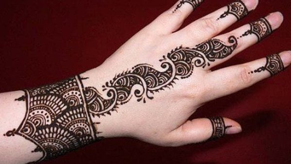 Bangle mehendi design