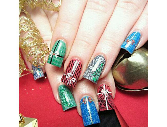 10 Atemberaubende Weihnachten Nail Art Designs, die Köpfe drehen können  