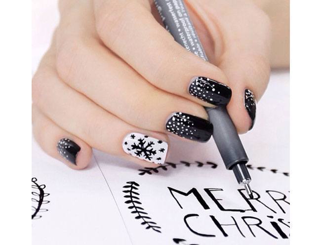 10 Atemberaubende Weihnachten Nail Art Designs, die Köpfe drehen können  