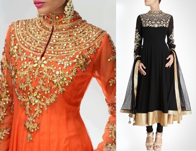 Closed Neckline Salwar Neck Design