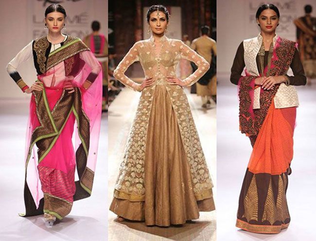 collections by Ekru first and third and Anita Dongre second