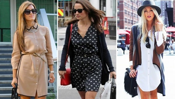 cool ways to style your shirt-dress