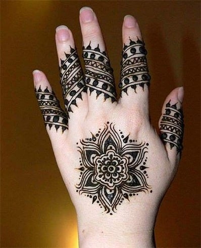 Finger Mehendi Design