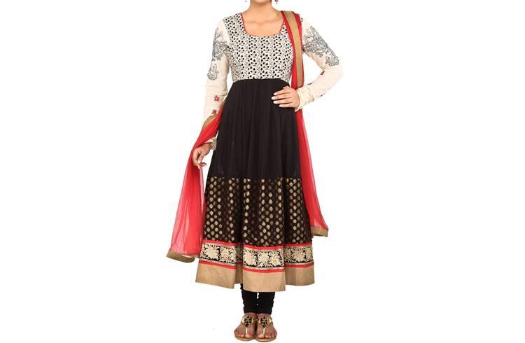 Salwar Square Neck Design