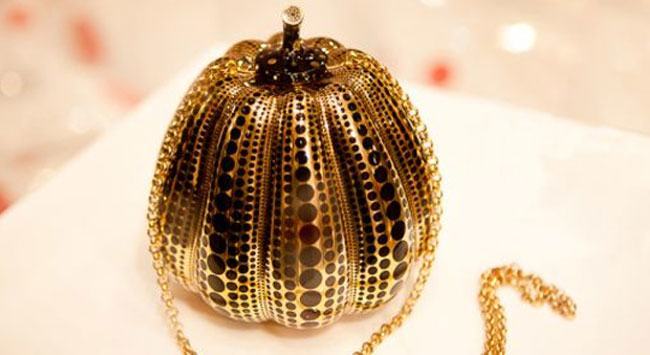 Louis Vuitton Kusama Pumpkin Minaudiere Jewel Bag