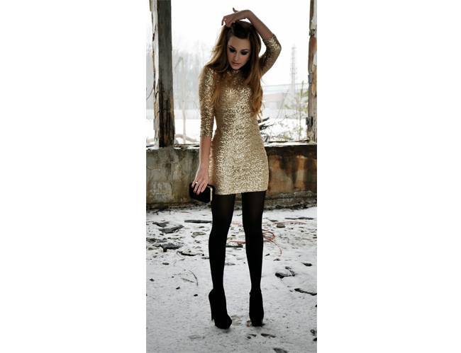 party dress with ankle boots