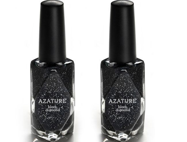 Azatures Black Diamond Nail Polish