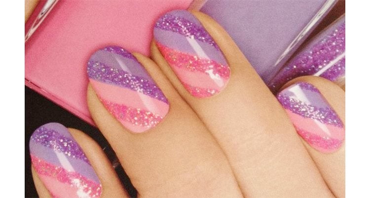 Candy Stripes Nail Manicures Candy Stripes Nail Manicures