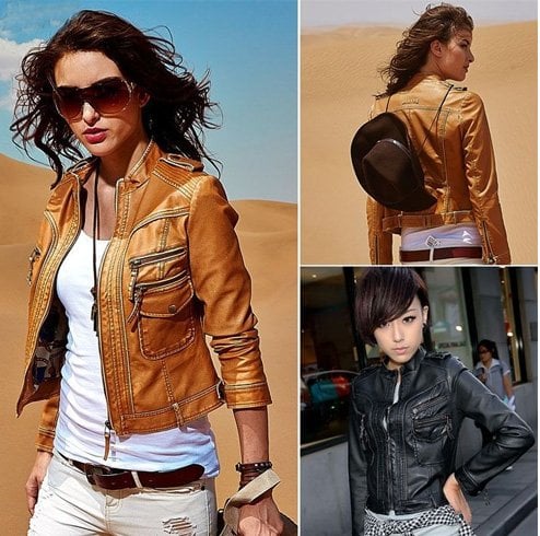 Faux Leather Jackets