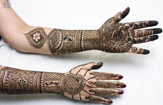 Hands designsfor Marwari Mehndi