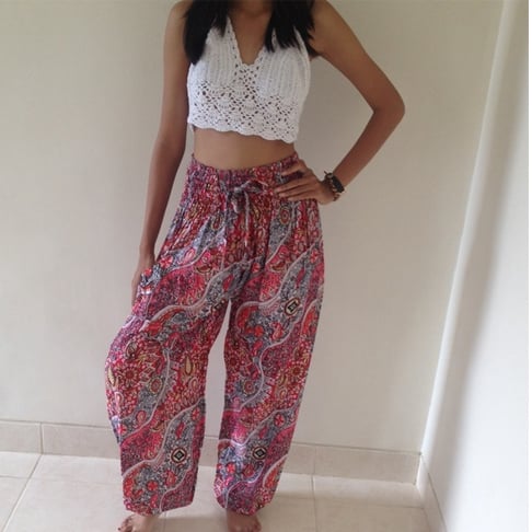 Harem Pants with Crop Top