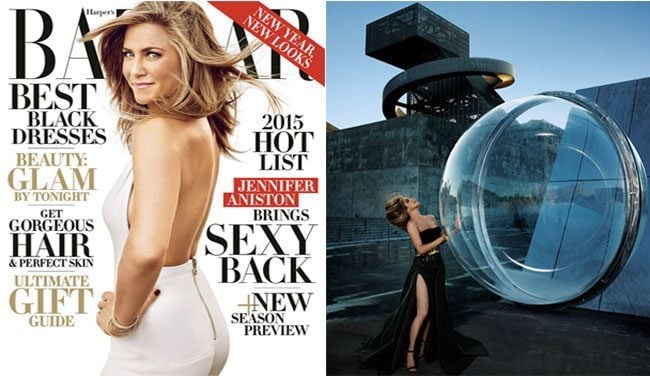 Jennifer Aniston Harper Bazaar December 2014