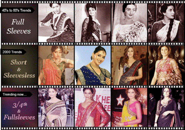 Latest Bollywood Saree Blouse Designs