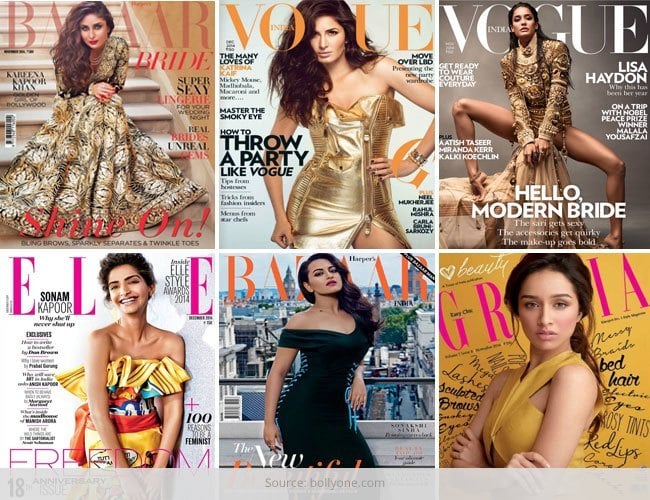 Magazine Covers Most Amazing Faces From Bollywood