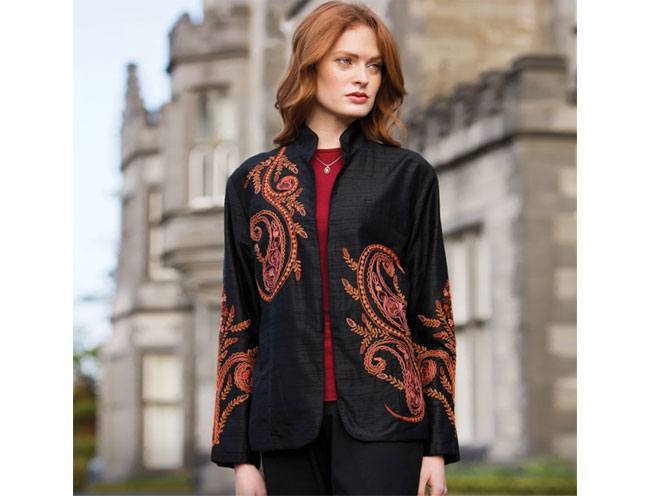 Taj Mahal Silk Jacket