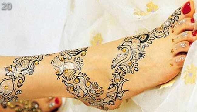 feet Marwari Mehndi