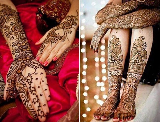 heart mehndi design