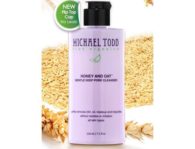 honey and oat face cleaners