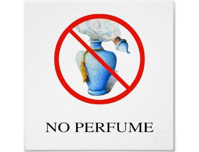 no perfume sign