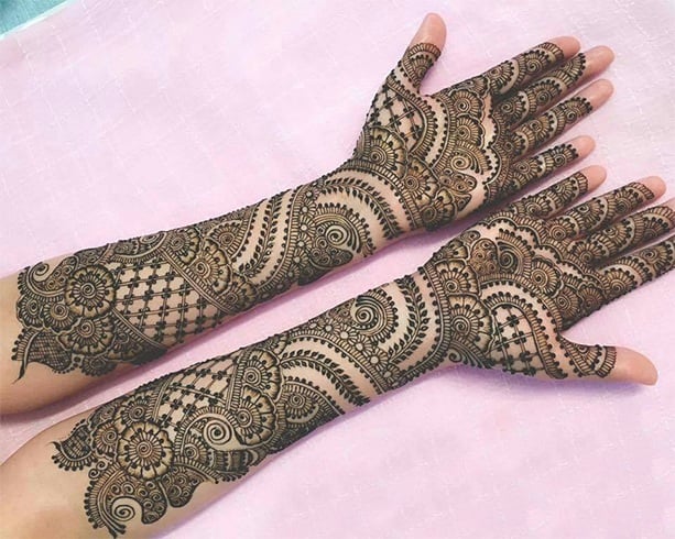 Rajasthani Bridal Mehendi Design