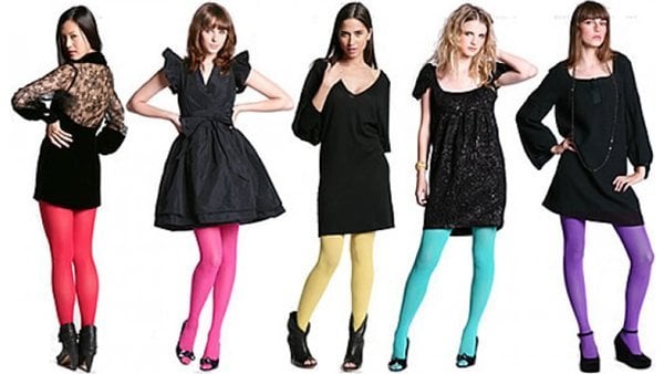How to Carry off Coloured Tights