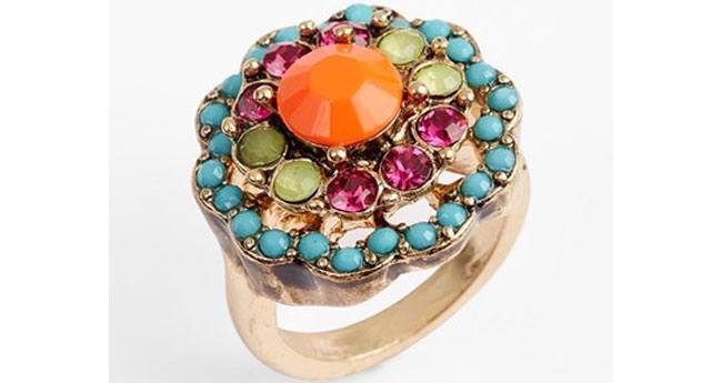 Floral Cocktail Ring