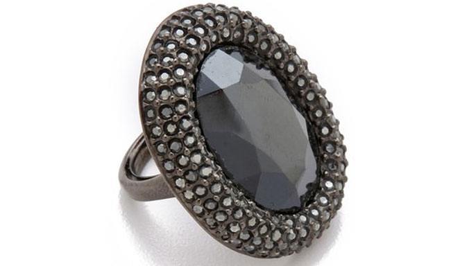 Kenneth Jay Lane Pave Cocktail Ring