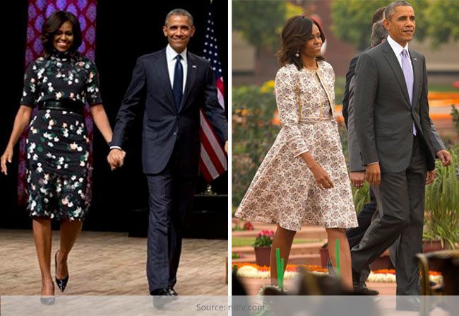 Michelle Obama Enchants With Style in India