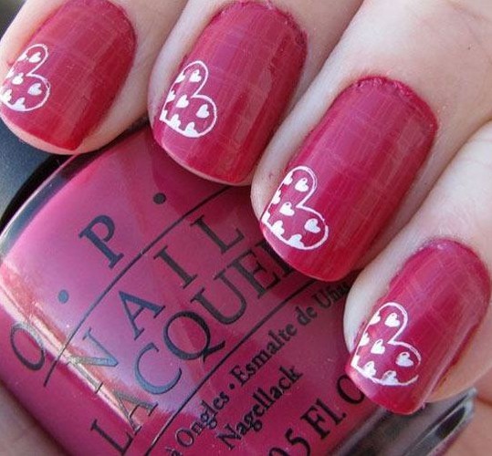 Nail Art designs for Valentines day