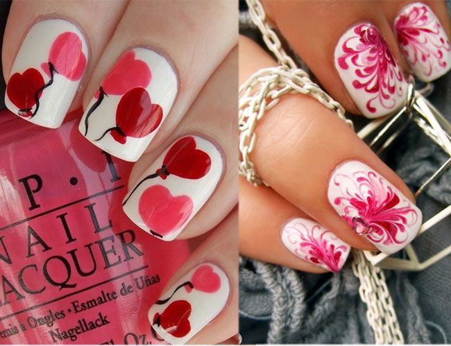 Valentines Day Nail Art Design