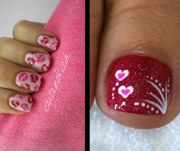 Nail Art for Valentines