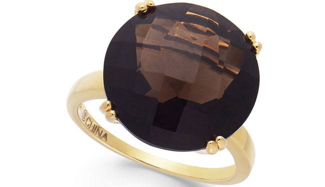 Victoria Townsend Smoky Quartz Cocktail Ring