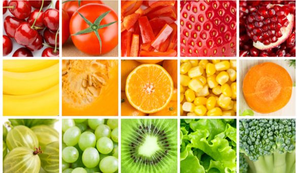 Colorful Food for Diet