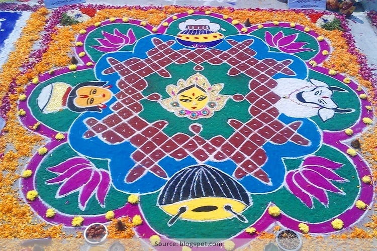 New Sankranthi Rangoli Designs, Sankranthi Muggulu