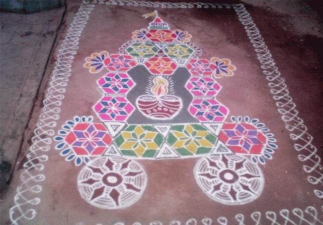 Ratham rangoli