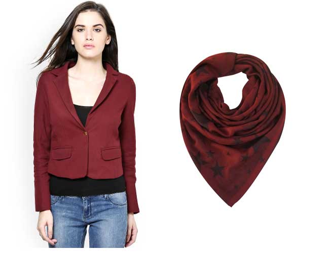 marsala scarf