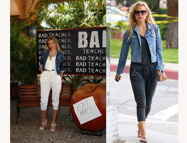Carry Off A Denim Jacket With a Jumpsuit