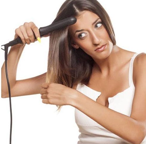 Avoid using heated hair tools as much as possible
