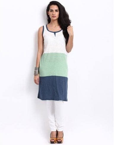 Colour Blocking with White