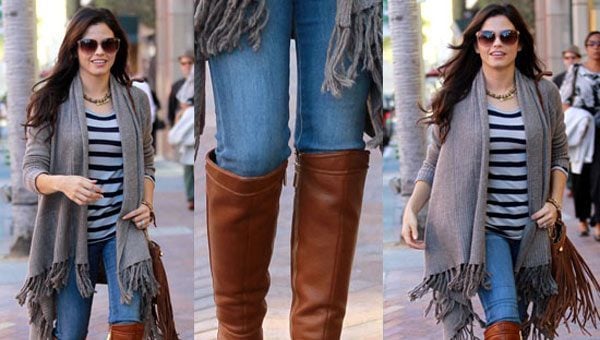 How to make your non-skinny jeans look skinny when wearing boots